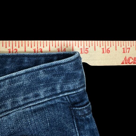 Gap 1969 Perfect Boot Jeans | Blue Wash | Size 27R Mid Rise Sanded Classic - Picture 9 of 10